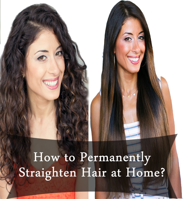 how-to-permanently-straighten-hair-at-home