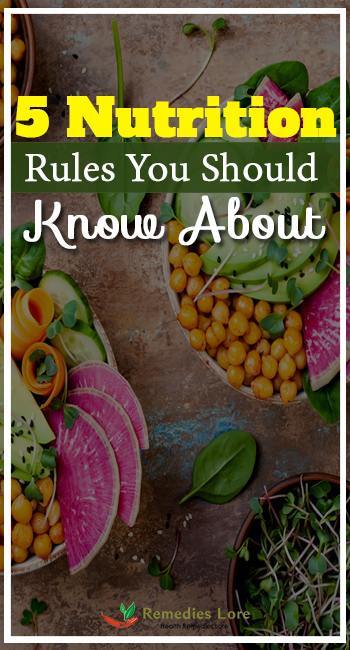 5 Nutrition Rules You Should Know About