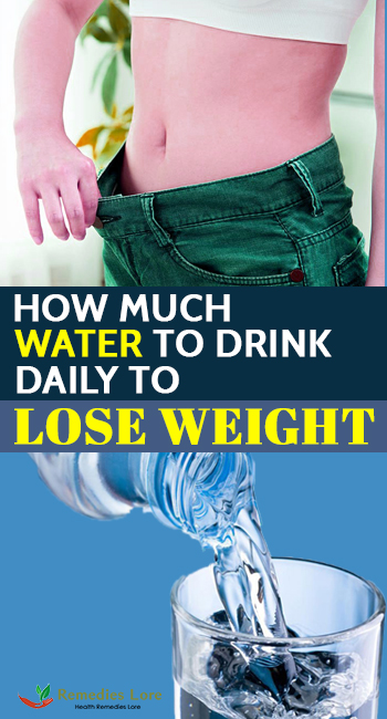 How Much Water To Drink Daily To Lose Weight Remedies Lore