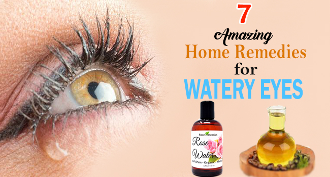 Home Remedies For Watery Itchy Eyes 