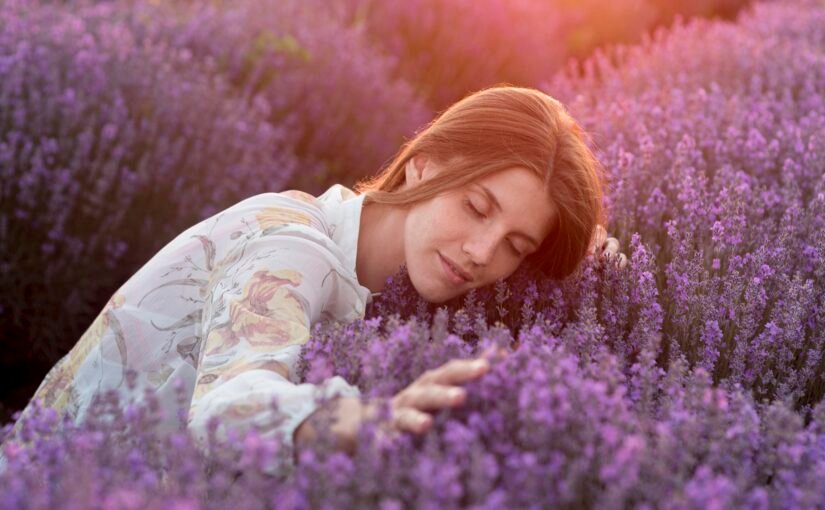 Lavender Reduces anxiety and promotes deep sleep.